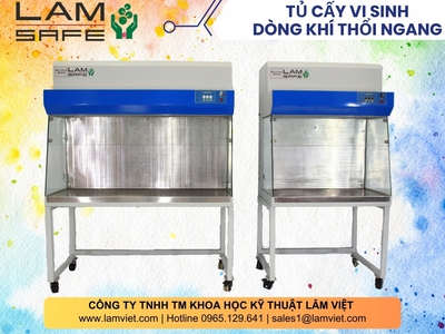 Tủ cấy vi sinh dòng khí thổi ngang - Lâm Việt SCI 1