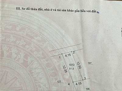 Bán gấp đất 52m2, Hà Trì 2, Q.Hà Đông, đường thông. Giá 6.45 tỷ 5