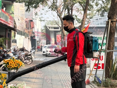 Máy thổi lá, bụi, nước, gom rác mẫu mới Kawasaki TK85 giá rẻ 3