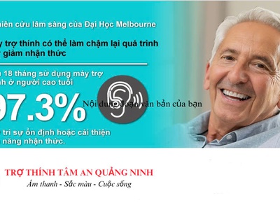 Máy trợ thính có thể làm chạm lại quá trình suy giảm nhận thức. 0