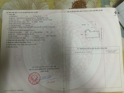 Chính chủ bán 2 nhà liền kề kiệt 2m k149/H29/19 đường Lê Đình Lý 2