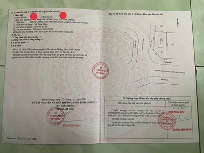 Bán đất  tại phường phú chánh, tân uyên, bình dương, lô góc 2 mặt tiền đường lớn, phía sau là công 0