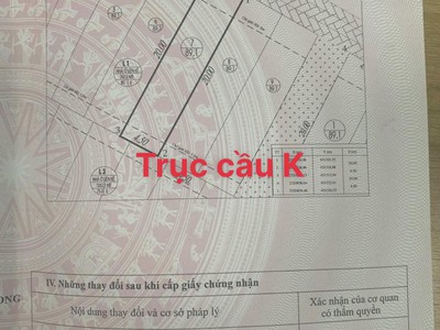 Bán Đất Mặt Đường Cầu K67,P.Cao Xanh. DT:89.1m2,MT:4.5m Kinh Doanh 4