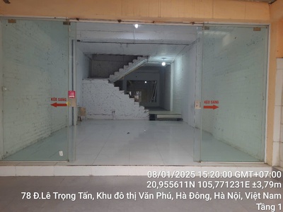 Cho thuê nhà 4 tầng số 79-tt20 mặt phố văn khê, đường đôi 42m kđt văn phú, hà đông, hn 1