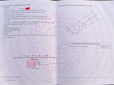 Cần bán khu đất 119 m2 tại xã quỳnh sơn, phường yên dũng, tp. bắc giang 1