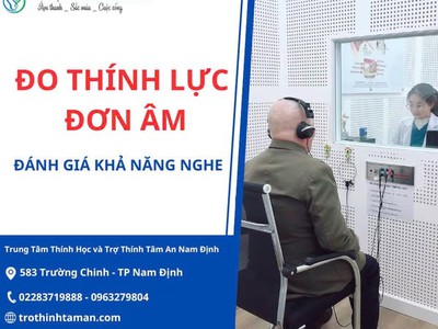 Đo thính lực đơn âm đánh gái khả năng nghe 0