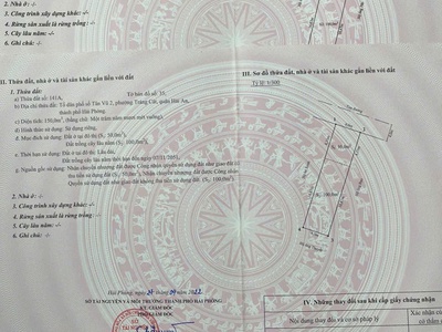 Bán đất Tân Vũ 2 đường nhựa 8m giá chỉ 17,5tr/m2 gần dự án Nam Tràng Cát. 0