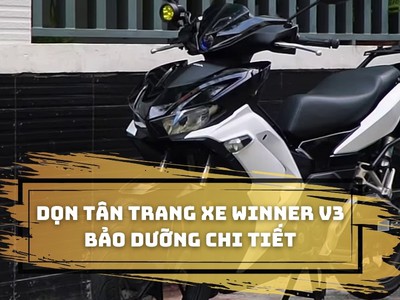Cách tân trang xe Winner V3 để tối ưu vận hành 0