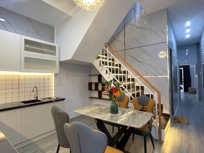 Bán nhà 2 tầng mới hẻm xe hơi 65m2 4x16.3m gần phạm văn đồng linh xuân thủ đức chỉ 3.79 tỷ 2