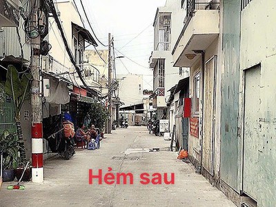 Q7 huỳnh tấn phát bán gấp nhà cấp 4 2 mặt tiền hẻm xe tải diện tích 4x20m chưa qua đầu tư sổ vuông 2