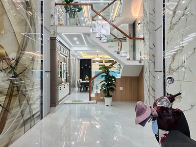 Siêu phẩm nhà mới ken 4 tầng  4x14.5  hxh đỗ cửa 1/ huỳnh thị hai, q12 1