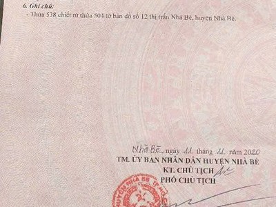 Đất Hẻm 1716 Huỳnh Tấn Phát, TT Nhà Bè, Mặt tiền hẻm 3m, tiện xây dựng nhà mới 4