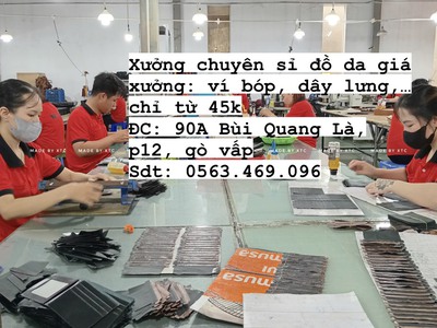 Xưởng sỉ đồ da chuyên hàng xuất khẩu 0