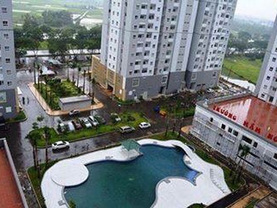 Cho thuê chung cư bình chánh, mặt tiền nguyễn văn linh. 2pn-2wc đủ nội thất giá 4,5tr/tháng. ở ngay 1