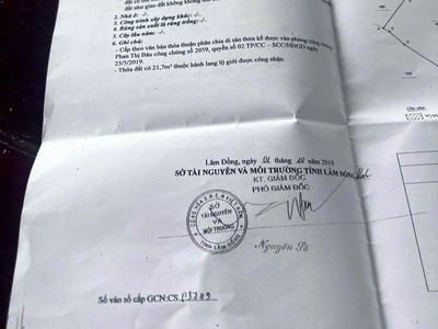 Chính chủ cần bán 02 lô đất vị trí đắc địa tại xã hiệp an, huyện đức trọc, lâm đồng 1