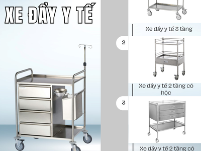 Xe đẩy inox - Lâm Việt SCI 0