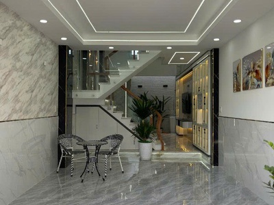 Bán nhà 5 tầng mới full nội thất xịn, hẻm nhựa xe hơi gần mặt tiền hà huy giáp nhỉnh 6tỷ 1