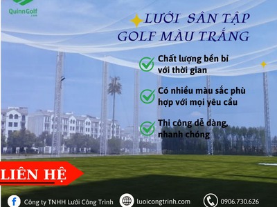 Lưới Golf trắng sản xuất tại việt nam 1