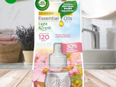 Lọ tinh dầu thiên nhiên Air Wick Essential Oils 19ml, thơm phòng, hỗ trợ khử mùi, hàng chính hãng 19