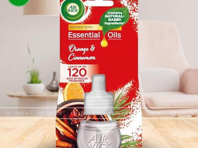 Lọ tinh dầu thiên nhiên Air Wick Essential Oils 19ml, thơm phòng, hỗ trợ khử mùi, hàng chính hãng 10