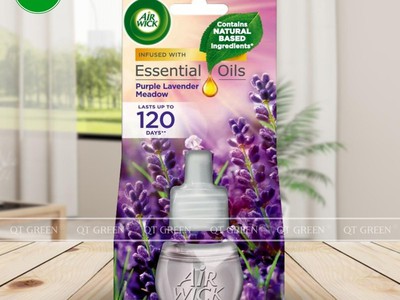 Lọ tinh dầu thiên nhiên Air Wick Essential Oils 19ml, thơm phòng, hỗ trợ khử mùi, hàng chính hãng 12