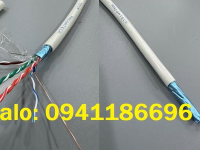 Annam chuyên phân phối cáp mạng Cat7/Cat8 lõi lụa, cáp chống nhiễu Cat6A FTP- UTP Ancomteck, commsco 18