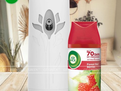Máy xịt tự động tinh dầu Air Wick 250ml, thơm phòng, thư giãn, hỗ trợ khử mùi, hàng chính hãng 1