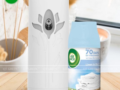 Máy xịt tự động tinh dầu Air Wick 250ml, thơm phòng, thư giãn, hỗ trợ khử mùi, hàng chính hãng 2