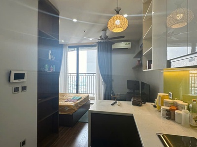 Cho thuê studio chung cư vinhomes green bay đủ đồ. view hồ thoáng mát 2