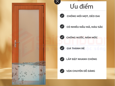 Cửa nhựa ABS Hàn Quốc sang trọng 2