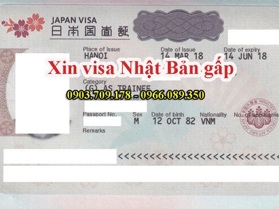 Dịch vụ visa Nhật Bản nhanh từ 5-7 ngày có kết quả 0