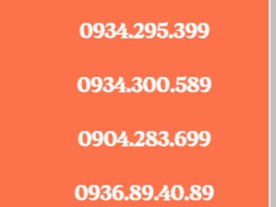 Sale sim số đẹp dễ nhớ - giá bình dân 17