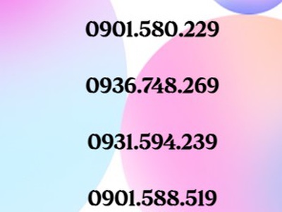 Sale sim số đẹp dễ nhớ - giá bình dân 2