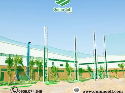 Thi công lưới sân tập golf 2