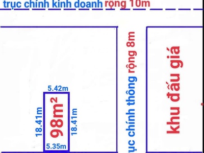 Nổ thẳng  không vòng vo dt 80 m fun thổ cư đường thông rộng 4,5 đến 5 m  cách đường tỉnh lộ 418 120 4