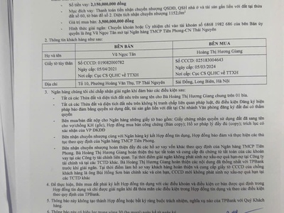 Chính chủ cần tiền cắt lỗ 1 tỷ lô đất đẹp phường tân thành thành phố thái nguyên, 1152m, 2,5 tỷ 4