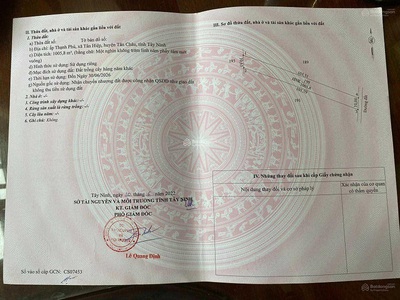 Bán 5 lô đất vị trí đẹp ấp thạnh phú, xã tân hiệp mới, huyện tân châu, tỉnh tây ninh. 3