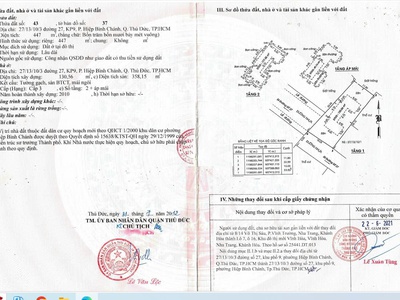 Chính chủ cần bán biệt thự phường hiệp bình chánh - thành phố thủ đức - tp hồ chí minh 4