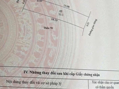 Bán nhà cấp 4 ngõ phố Hoàng Diệu, ph Cẩm Thượng, TP HD, 73m2, mt hơn 4m, 3 phòng trọ 1