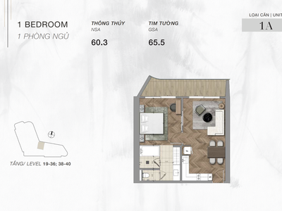 Ra mắt căn hộ 2PN NOBU RESIDENCES    Căn view đẹp tầng cao 2