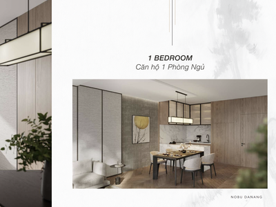 Ra mắt căn hộ 2PN NOBU RESIDENCES    Căn view đẹp tầng cao 1