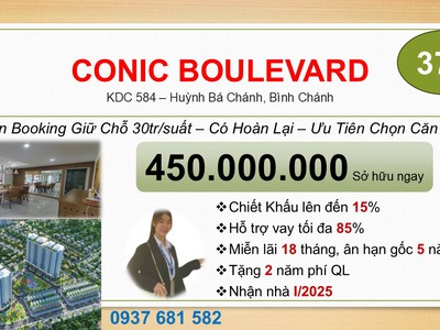 450tr  căn 2pn  cuối võ văn  kiệt -bình  chánh  84m2 căn hộ rẻ nhất sài gòn 0