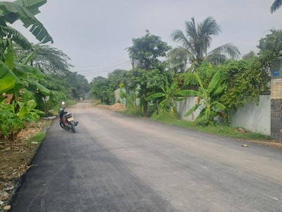 Bán đất mặt tiền view sông sài gòn - khu phân lô an phú đông - 105m2  5.4x19  - đất trống full thổ 0