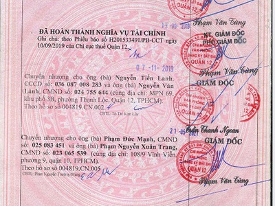 Chính chủ bán nhanh lô đất 2 mặt tiền, full thổ cư tại q.12 1