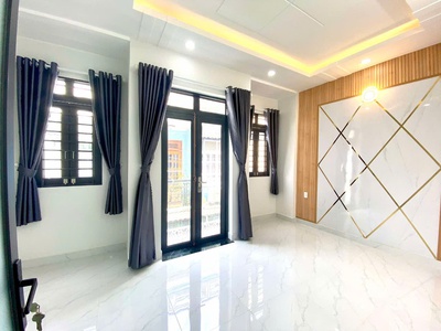 Nhà mới 100 shr 2 tầng 40m giá chỉ 3 tỷ 35 hẻm xe hơi lê văn khương hiệp thành quận 12 sát gò vấp 2