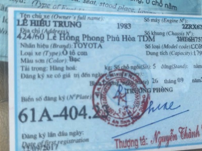 Chính chủ bán xe TOYOTA COROLLA ALTIS sản xuất năm 2017 3