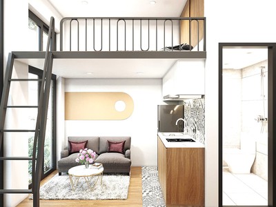 Cho thuê chdv studio rẻ 1pn, 1wc full đồ, 35m2, giá ưu đãi 6 triệu tại đường nguyễn oanh, gò vấp 2