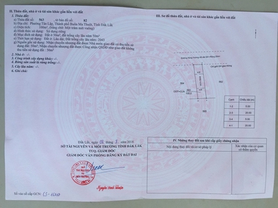 Ngân hàng dí, hạ giá tận 1 tỷ  bán nhà mặt phố hùng vương, buôn ma thuột - 100m , chỉ còn 5.7 tỷ 1