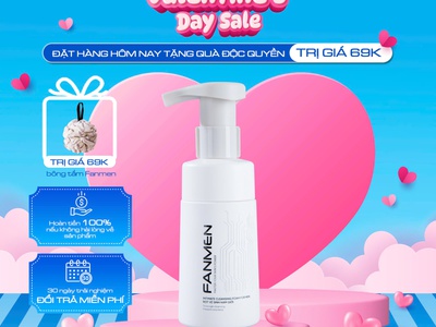 Sale Dung dịch vệ sinh nam tốt nhất - Fanmen nhân dịp valentine này 0