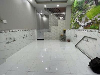 Quận 6   hẻm xe tải cách 1 căn ra võ văn kiệt ngay bình tiên - 4x11m - 3 tầng - nhà mới tinh 0